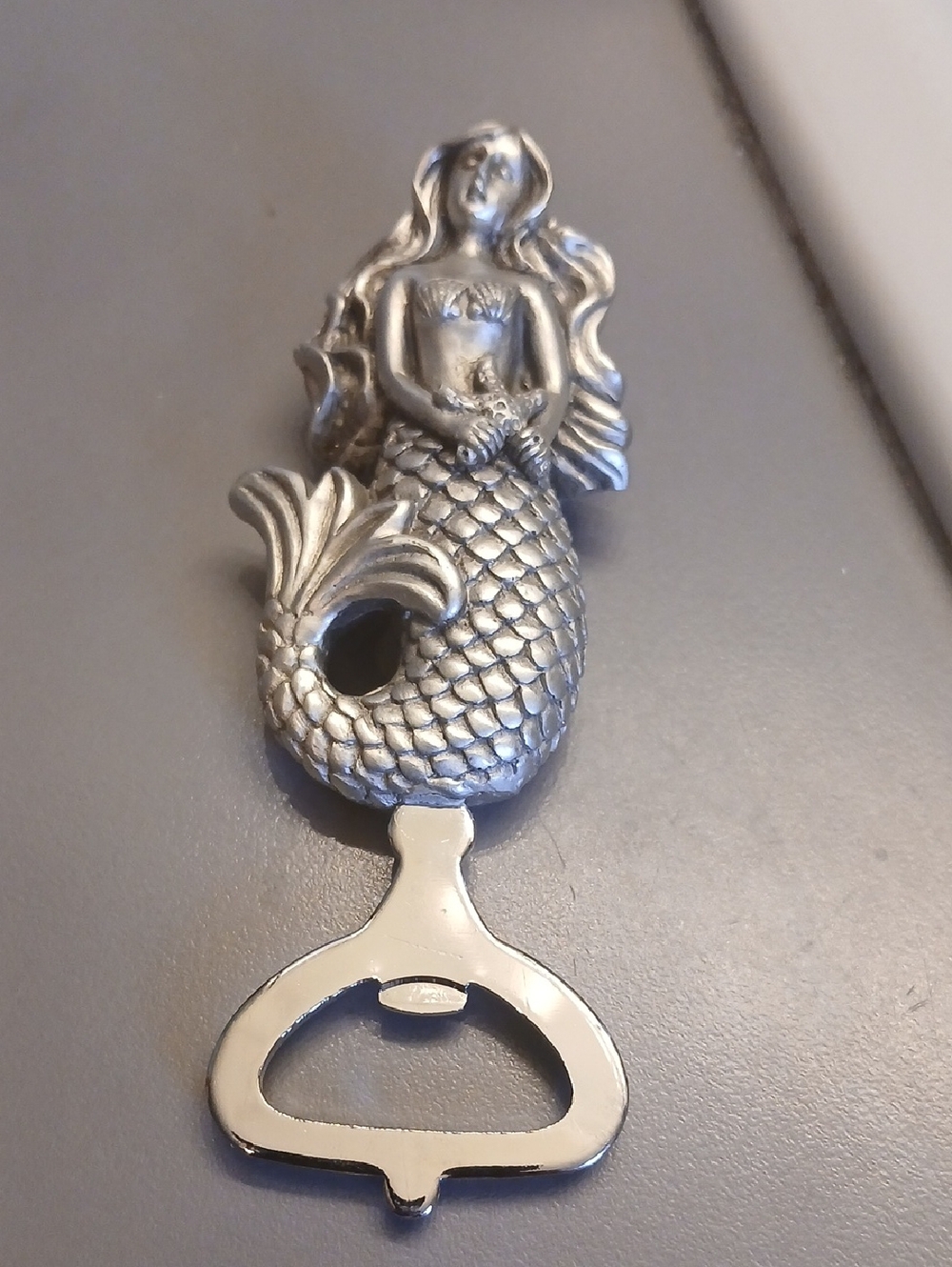 Mermaid Bottle Opener - Silver Finish